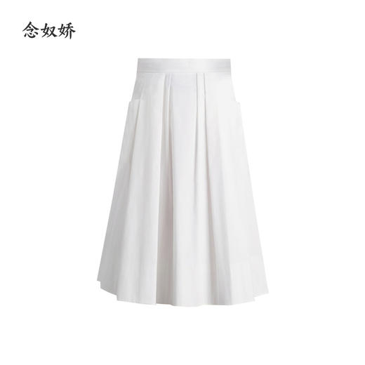 【商场同款】CNS5577 “ 白色半裙”  素雅轻盈 纯净褶皱半裙 商品图2