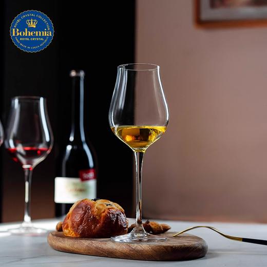 捷克BOHEMIA进口水晶玻璃红酒杯 葡萄酒杯简约风大容量家用套装波西米亚莉莫萨白葡萄酒杯250ml*6 商品图2