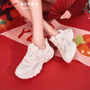 回力老爹鞋女款2025新年厚底增高加绒小白鞋小众百搭休闲运动鞋女 商品缩略图3