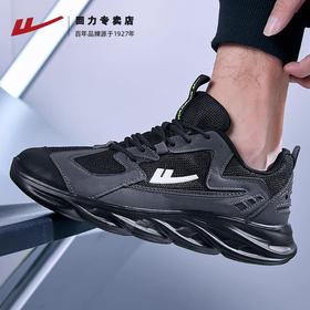 回力男鞋早春款黑色运动鞋春季男士爆款鞋子男款软底休闲跑步鞋男