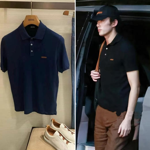 2505107   杰尼亚 商务休闲 polo短袖 棉 商品图0