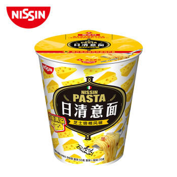 日清 方便面 意面 芝士培根风味70g*12杯整箱装意大利面 节日礼盒礼品 /粮油调味 /方便食品 /方便面 商品图1