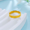 【限时克减150元】足金999 5G黄金实心固口戒指十字纹戒指圈戒(BE5GJZ00238)（预售产品下单后不退款不退货不换货不补差价 商品缩略图2