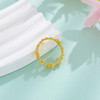 【限时克减150元】足金999 5G黄金花月佳期幸运四叶草实心固口戒指(BE5GJZ00247)预售产品下单后不退款不退货不换货不补差价 商品缩略图2