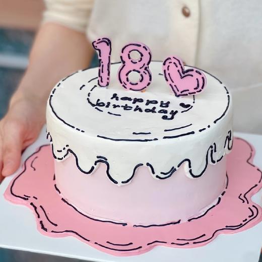［网红人气热卖］二次元主题蛋糕定制 商品图0