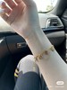 D050632长度可调节金色显白百搭花朵手链 商品缩略图4