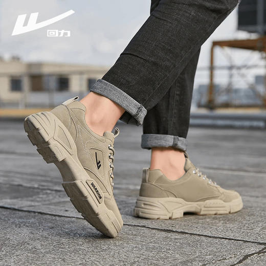 回力男鞋工装鞋2025春秋季新款户外运动鞋低帮耐磨马丁靴工作防滑 商品图3