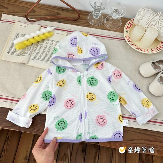 【印花连帽夹克，时尚洋气】夏款儿童外套 男女童印花连帽夹克 洋气外穿儿童开衫 印花外套上衣-QQ 商品图8