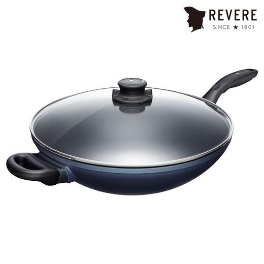 【美国康宁进口清仓特价】Revere蓝宝石系列中华炒锅家用炒菜专用炒锅蓝宝石不沾涂层RWS-61132C 商品图1