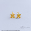 【限时克减150元】足金999 5G黄金镂空车花四叶花耳饰耳钉(AG5GES00267)预售产品下单后不退款不退货不换货不补差价 商品缩略图3