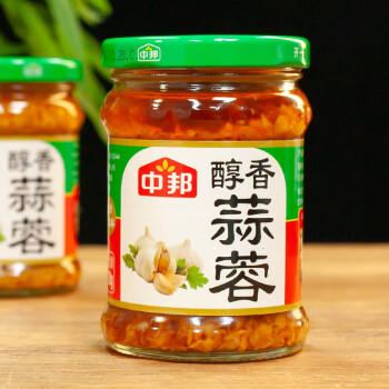中邦醇香蒜蓉 调味品 蒜泥烧烤生蚝茄子调味酱火锅蘸料 220g*1瓶 /粮油调味 /调味品 /中式酱料 商品图7