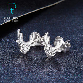 【限时8.8折】PT950 【国际铂金协会】铂金一鹿有你耳钉(BES00047)(预售4-7天发货，一经下单不支持退款)预售产品下单后不退款不退货不换货不补差价