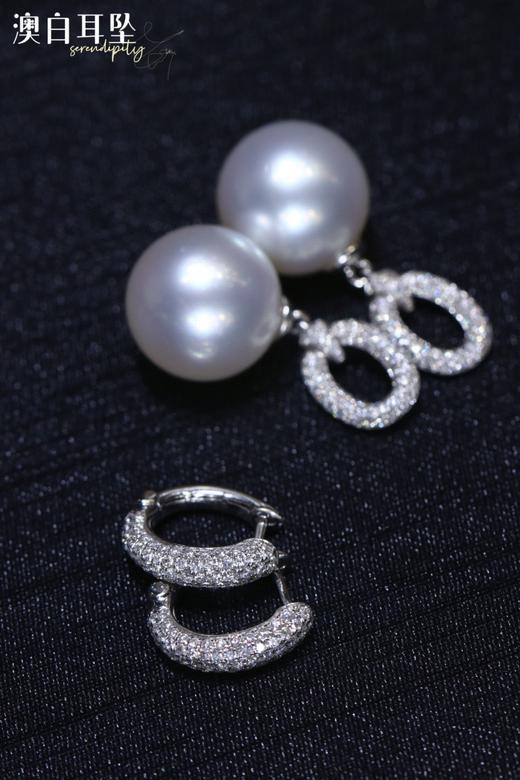 13mm-14mm澳白耳坠 商品图4