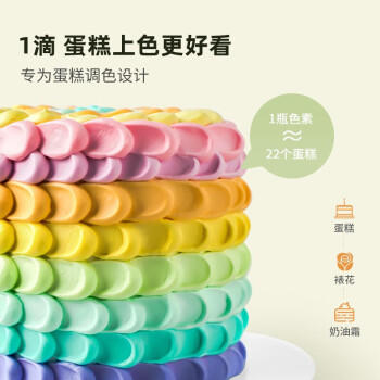 法采食用色素 正黑23g 胶状色素烘焙专用蛋糕调色食用颜料奶油裱花 /粮油调味 /烘焙原料 /食品添加剂类 商品图1