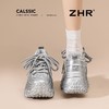 ZHR则则9.5CM增高厚底老爹鞋女春秋款超高跟女鞋百搭休闲运动鞋女 商品缩略图3
