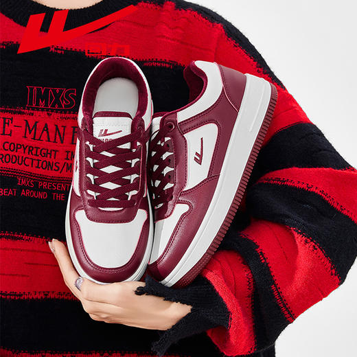 回力休闲板鞋情侣2025蛇年限定厚底加绒女鞋百搭运动鞋潮流红色鞋 商品图1