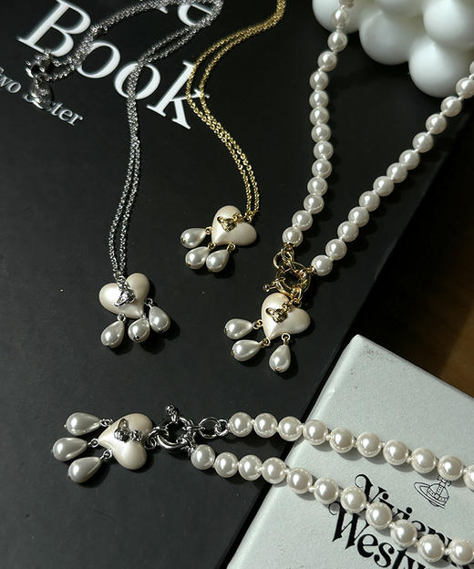 现货 THS-无 西太后家 猫爪珍珠项链 CU1300 商品图5