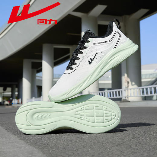 回力男鞋新款运动鞋2025春季软底缓震跑步鞋男款轻便休闲网面鞋子 商品图3