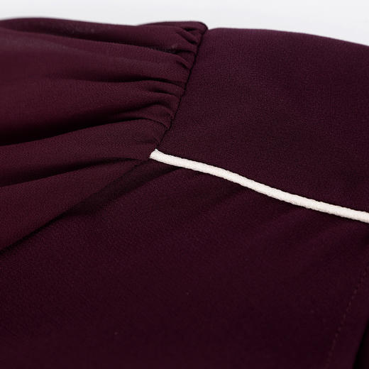 QF856斯尔丽2025夏季新款简约时尚通勤日常撞色分割显瘦宽松好穿连衣裙 商品图6