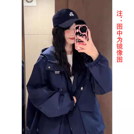 裁缝学苑AS479复古户外冲锋衣纸样女装连帽外套工装运动夹克上衣样板 商品图2