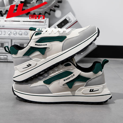 回力男士百搭春季新款低帮软底潮鞋运动跑步鞋男士潮流轻便休闲鞋 商品图4