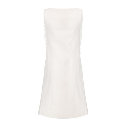 888736482112  汤丽柏琦Tory Burch Tory Burch女款米色百褶前门襟棉质连衣裙 商品图1