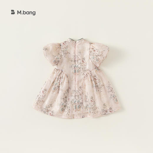 【新中式旗袍裙】宥宝品牌女童旗袍裙 夏季洋气无袖汉服连衣裙 商品图3