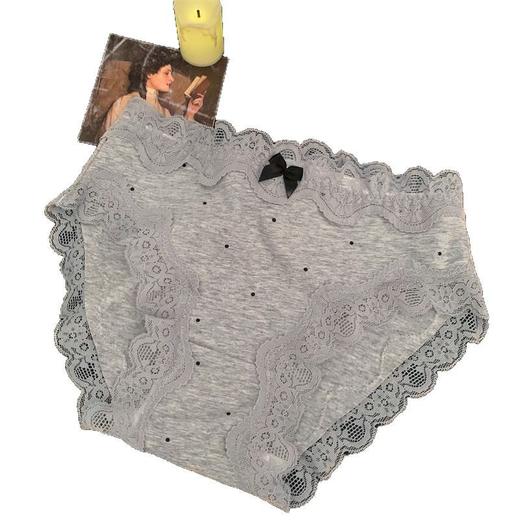 【百分棉~甜美复古💖舒适满分！拍1发3！】女生必备蕾丝花边纯棉内裤✨透气柔软，做你的贴心小秘密！女生甜美少女复古蕾丝花边 舒适A类纯棉透气全棉裆内裤  商品图4