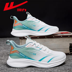 回力男鞋透气运动鞋2025新款跑鞋飞织休闲鞋轻便百搭软底减震男款