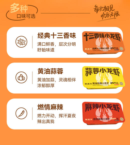 【新进礼盒】醉蟹750g*1盒（2.5两/只，4只/盒）+400g调味罗氏虾*2盒（8-11只/盒）+700g调味小龙虾*1盒（12-15只/盒） 商品图6