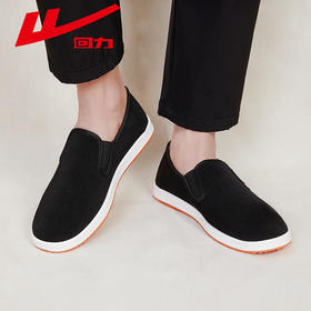 回力男鞋老北京布鞋健步鞋牛筋底爸爸鞋舒适软底帆布鞋一脚蹬男鞋