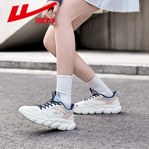 回力女鞋运动鞋2025夏季新款休闲小白鞋女网面透气轻便跑步男鞋A 商品图3