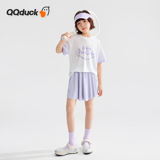 【清仓捡漏】【2件套】【120-165】【可可鸭】女童夏款速干运动网球套装 商品图4