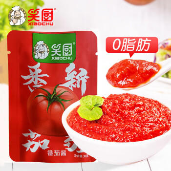 笑厨（XIAOCHU）新疆番茄酱30g*15袋/盒配料只有（鲜番茄）0添加剂意面薯条调味酱 /粮油调味 /调味品 /西式酱料 商品图2