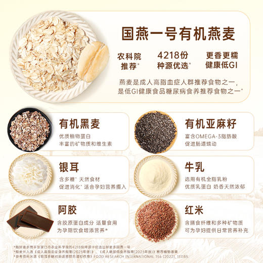 【富营养高端礼盒】好麦多国燕一号富营养*有机礼1200g礼盒 商品图5