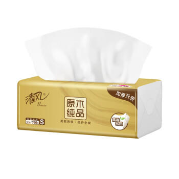 清风（APP）【李昀锐同款】抽纸 丝柔4层90抽*20包S码 卫生纸巾 新老包装交替 /家庭清洁/纸品 /清洁纸品 /抽纸 商品图5