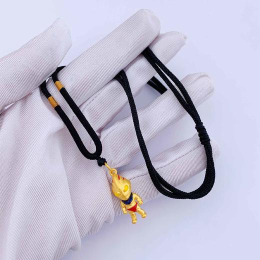 【限时7.5折】【定价黄金】足金 #儿童/宝宝 #卡通 3D硬金挂绳空心烤漆动画卡通奥特曼超人吊坠(AA3DDZ00034)（预售产品下单后不退款不退货不换货不补差价） 商品图3