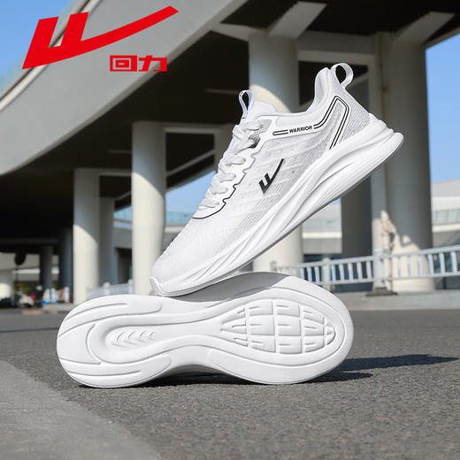 回力男鞋新款运动鞋2025春季软底缓震跑步鞋男款轻便休闲网面鞋子 商品图2