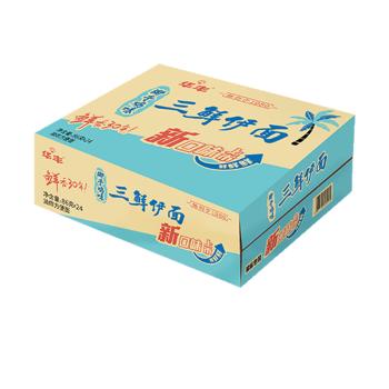 华丰方便面三鲜伊面整箱装泡面早餐速食休闲零食品椰子鸡味24袋*86g /粮油调味 /方便食品 /方便面 商品图1