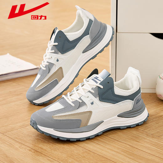 回力男鞋2025早春新款运动鞋跑步鞋网面休闲鞋增高鞋青少年学生鞋 商品图4