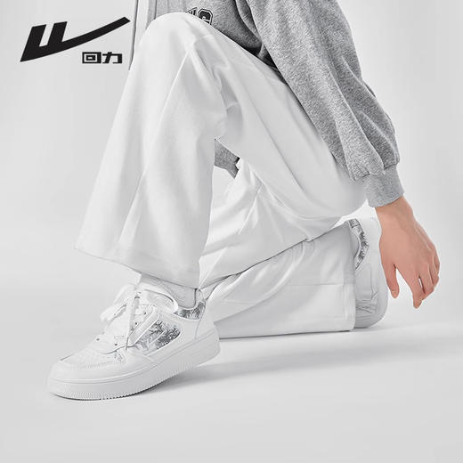 回力男鞋水墨画板鞋早春季2025新款开车鞋男款白色百搭休闲运动鞋 商品图2