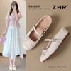ZHR则则真皮包头拖鞋2025新款内增高时尚外穿拖鞋气质通勤单鞋女 商品缩略图0