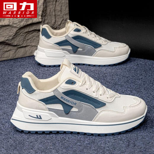 回力男鞋春季网面透气鞋防臭软底鞋轻便运动鞋青少年网红鞋子男款 商品图1