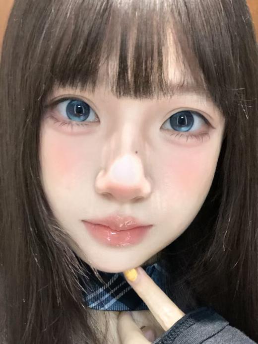 『中直径半年抛』 YEELENS-困困小狗 蓝-14.2mm【半年抛0-800度 无525/575】 商品图1