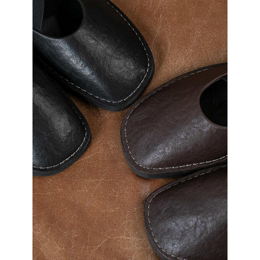 牧衣游 平底真皮单鞋舒适软底百搭文艺 熙云【不支持会员折】 商品图1