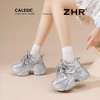 ZHR则则9.5CM增高厚底老爹鞋女春秋款超高跟女鞋百搭休闲运动鞋女 商品缩略图6