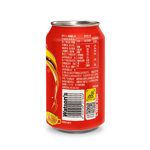 屈臣氏苏打汽水路易波士茶苏打325ML*1*24 分分有礼 商品图5