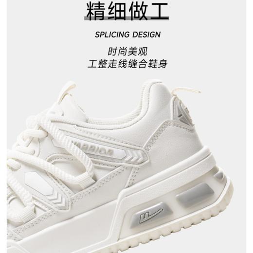 回力女鞋本命年红色2025新款秋冬加绒新年复古厚底百搭运动鞋板鞋WXY(S)-3500L 商品图3