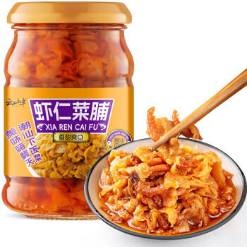 云山半潮汕特产虾仁菜脯230g 爽脆萝卜干酱腌菜下饭小菜配粥拌面 /粮油调味 /调味品 /复合调味料 商品图4