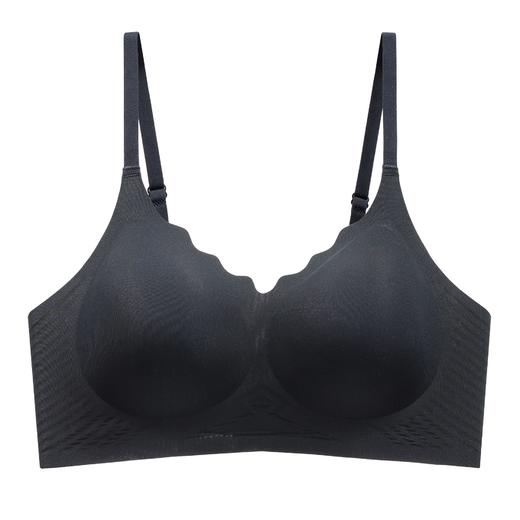 【0感超薄❗️冰丝聚拢美背内衣】超多透气孔，果冻胶条软支撑承托防下垂！速干轻薄软支撑无痕收副乳小胸聚拢无钢圈文胸罩 商品图8